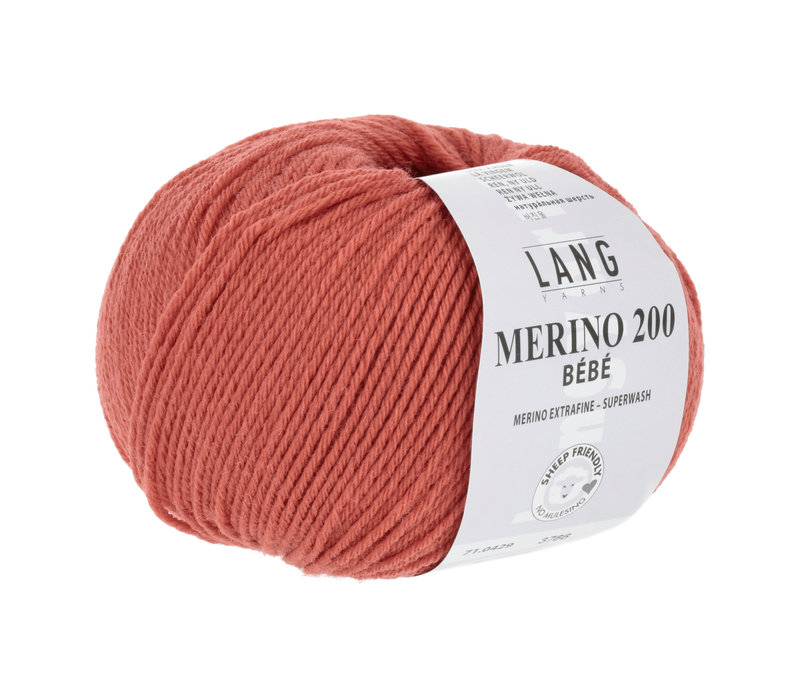 Lang Yarns Merino 200 Bebe - 429 - Oranje