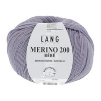 Lang Yarns Merino 200 Bebe - 407 - Paars