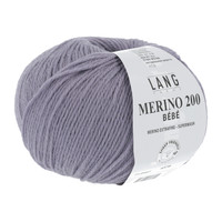 Lang Yarns Merino 200 Bebe - 407 - Paars