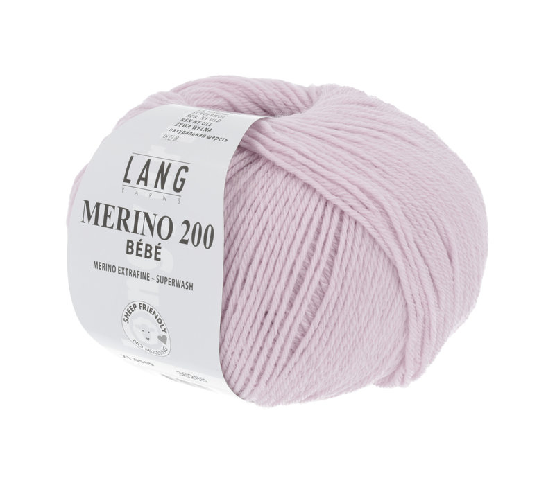 Lang Yarns Merino 200 Bebe - 509 - Roze