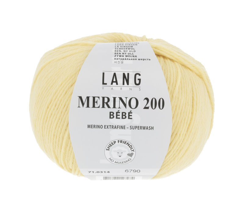 Lang Yarns Merino 200 Bebe - 314 - Geel