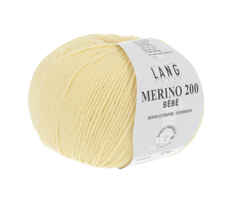 Lang Yarns Merino 200 Bebe - 314 - Geel