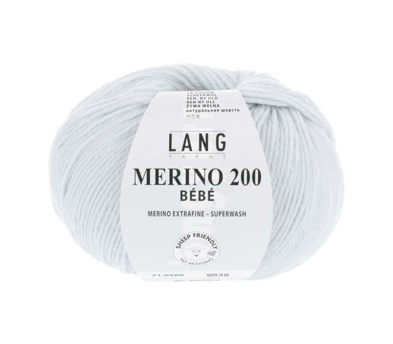 Lang Yarns Merino 200 Bebe - 506 - Blauw