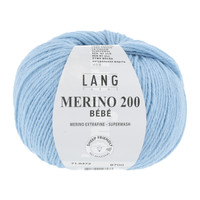 Lang Yarns Merino 200 Bebe - 372 - Blauw