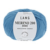 Lang Yarns Merino 200 Bebe - 306 - 100% merino wol (mulesing free) - Blauw
