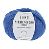 Lang Yarns Merino 200 Bebe - 332 - 100% merino wol (mulesing free) - Blauw