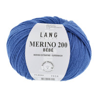 Lang Yarns Merino 200 Bebe - 332 - Blauw