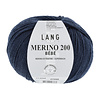 Lang Yarns Merino 200 Bebe - 325 - 100% merino wol (mulesing free) - Blauw