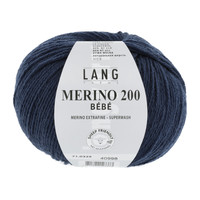 Lang Yarns Merino 200 Bebe - 325 - Blauw