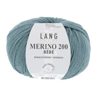 Lang Yarns Merino 200 Bebe - 474 - Blauw