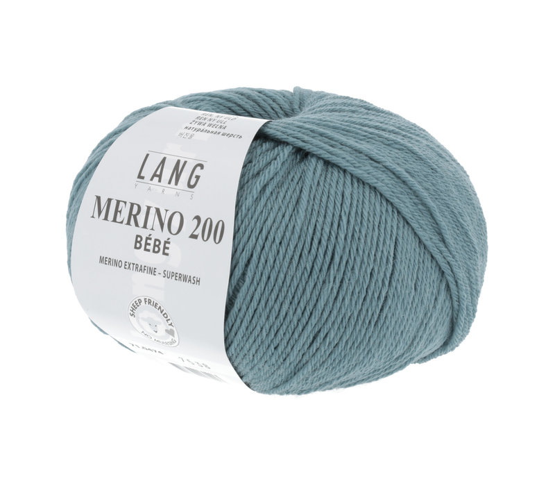 Lang Yarns Merino 200 Bebe - 474 - Blauw