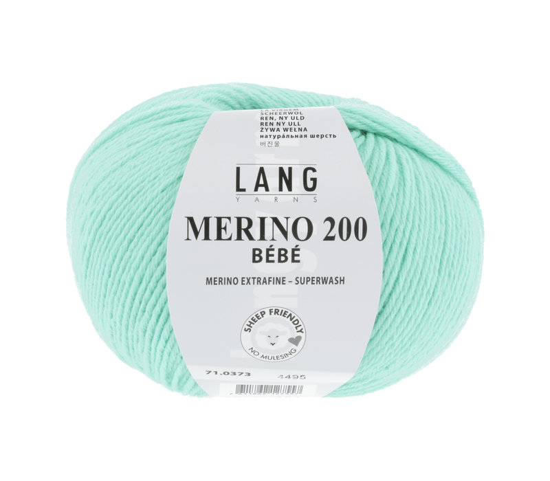 Lang Yarns Merino 200 Bebe - 373 - Blauw