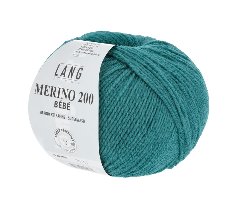 Lang Yarns Merino 200 Bebe - 388 - Blauw