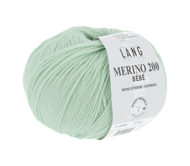 Lang Yarns Merino 200 Bebe - 358 - Groen