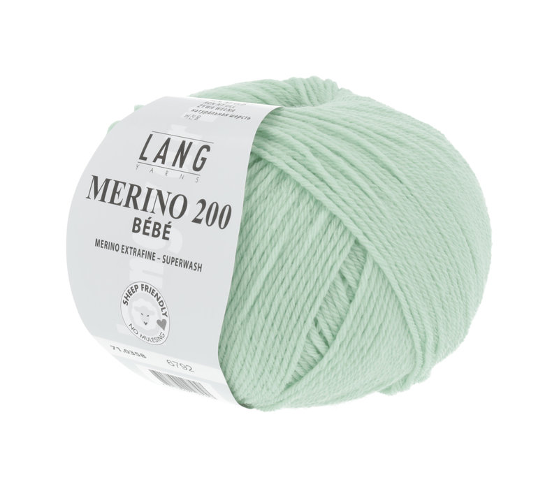 Lang Yarns Merino 200 Bebe - 358 - Groen