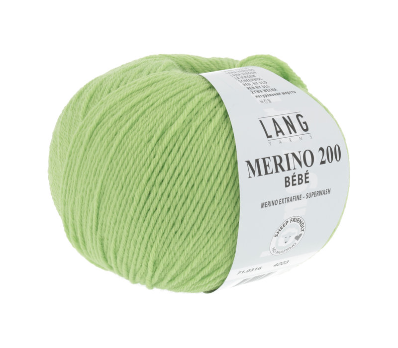 Lang Yarns Merino 200 Bebe - 316 - Groen