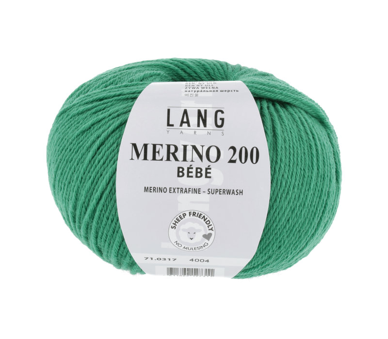 Lang Yarns Merino 200 Bebe - 317 - Groen