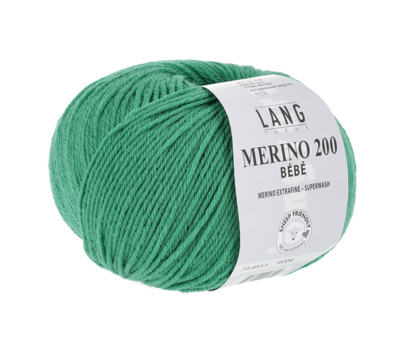 Lang Yarns Merino 200 Bebe - 317 - Groen