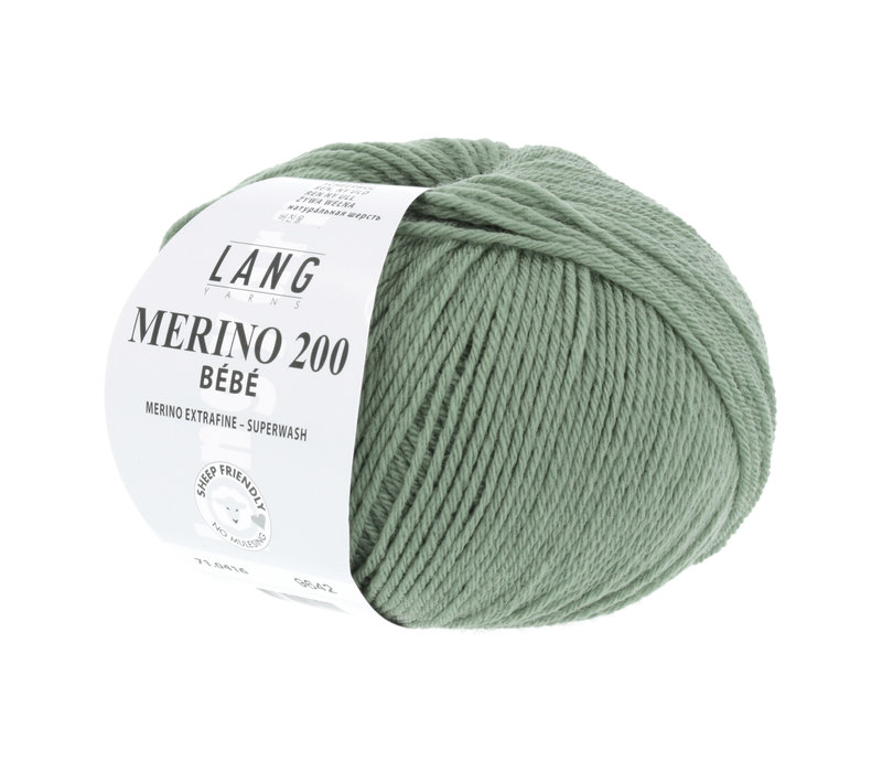 Lang Yarns Merino 200 Bebe - 416 - Groen