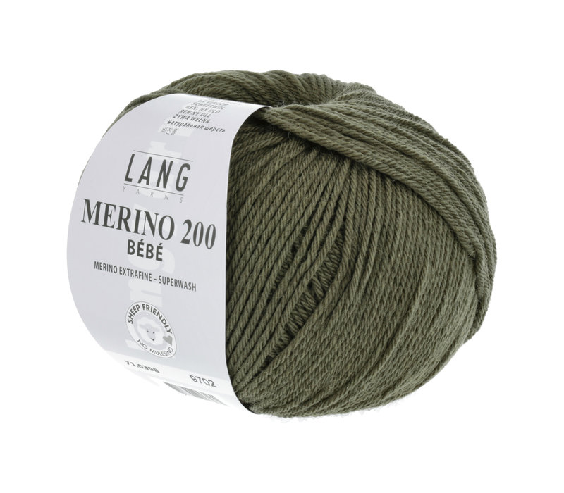 Lang Yarns Merino 200 Bebe - 398 - Groen