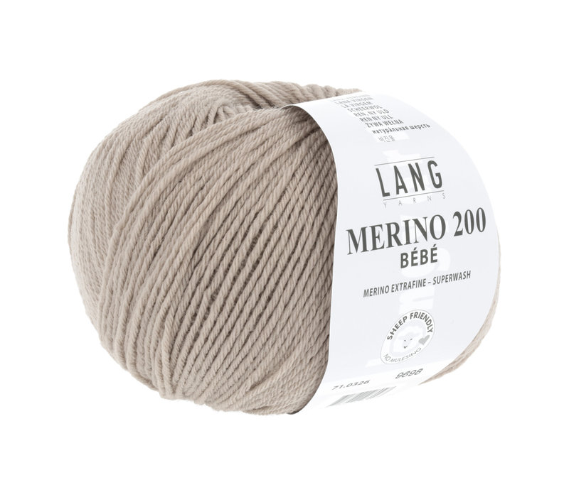 Lang Yarns Merino 200 Bebe - 326 - Bruin