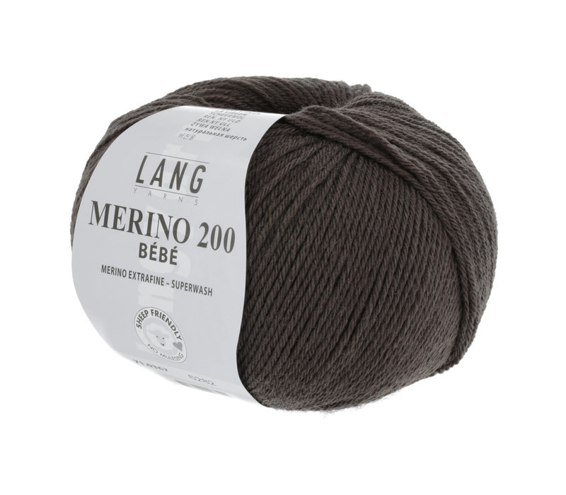 Lang Yarns Merino 200 Bebe - 367 - Bruin