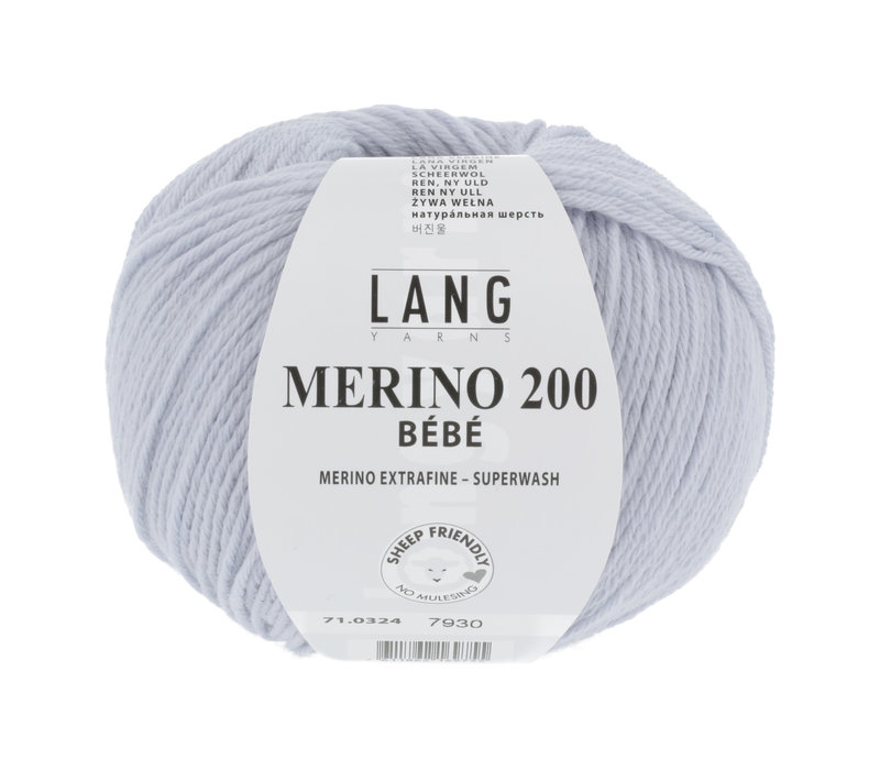 Lang Yarns Merino 200 Bebe - 324 - Grijs