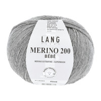 Lang Yarns Merino 200 Bebe - 303 - Grijs