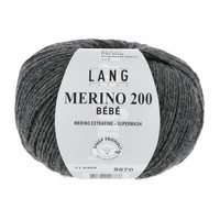 Lang Yarns Merino 200 Bebe - 405 - Grijs