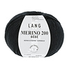 Lang Yarns Merino 200 Bebe - 304 - 100% merino wol (mulesing free) - Zwart