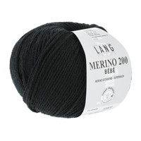 Lang Yarns Merino 200 Bebe - 304 - Zwart