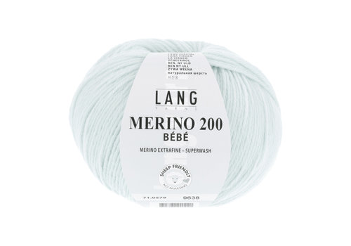 Lang Yarns Lang Yarns Merino 200 Bebe - 579 - 100% merino wol (mulesing free) - Blauw