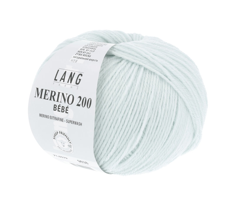 Lang Yarns Merino 200 Bebe - 579 - Blauw