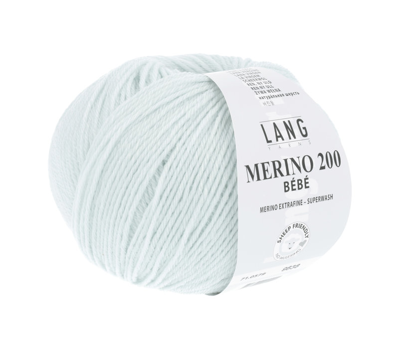 Lang Yarns Merino 200 Bebe - 579 - Blauw