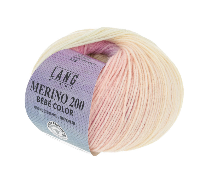 Lang Yarns Merino 200 Bebe color - 354 - Geel - Oranje