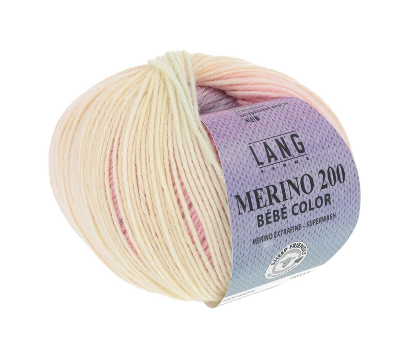 Lang Yarns Merino 200 Bebe color - 354 - Geel - Oranje