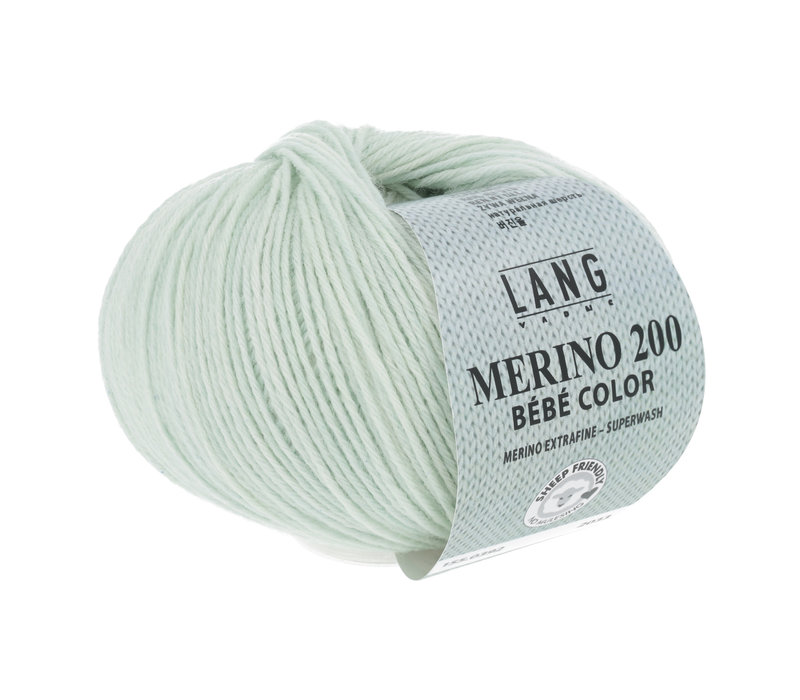 Lang Yarns Merino 200 Bebe color - 392 - Groen