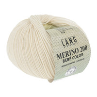 Lang Yarns Merino 200 Bebe color - 416 - Geel