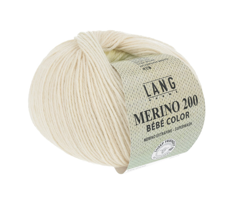 Lang Yarns Merino 200 Bebe color - 416 - Geel