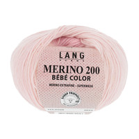 Lang Yarns Merino 200 Bebe color - 509 - Roze