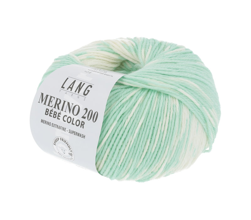 Lang Yarns Merino 200 Bebe color - 458 - Groen