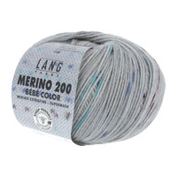 Lang Yarns Merino 200 Bebe color - 310 - Grijs - Blauw