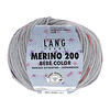 Lang Yarns Lang Yarns Merino 200 Bebe color - 361 - Grijs - Rood