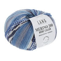 Lang Yarns Merino 200 Bebe color - 333 - Blauw