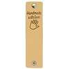 Leren Label Handmade with Love
