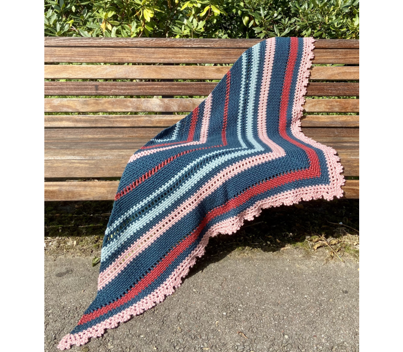 Omslagdoek Bente Haakpatroon