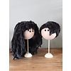 XXL Funny Doll Pruikenset Zwart