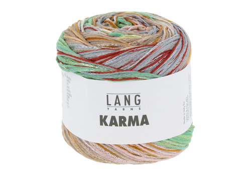 Lang Yarns Lang Yarns Karma - 1 - Bruin - Groen - Rood