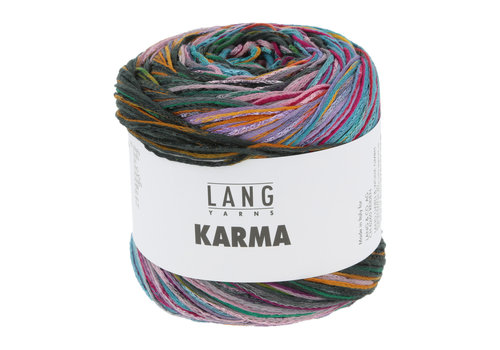 Lang Yarns Lang Yarns Karma - 3 - Blauw - Groen - Roze