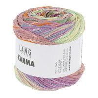 Lang Yarns Karma - 6 - Roze - Geel - Oranje